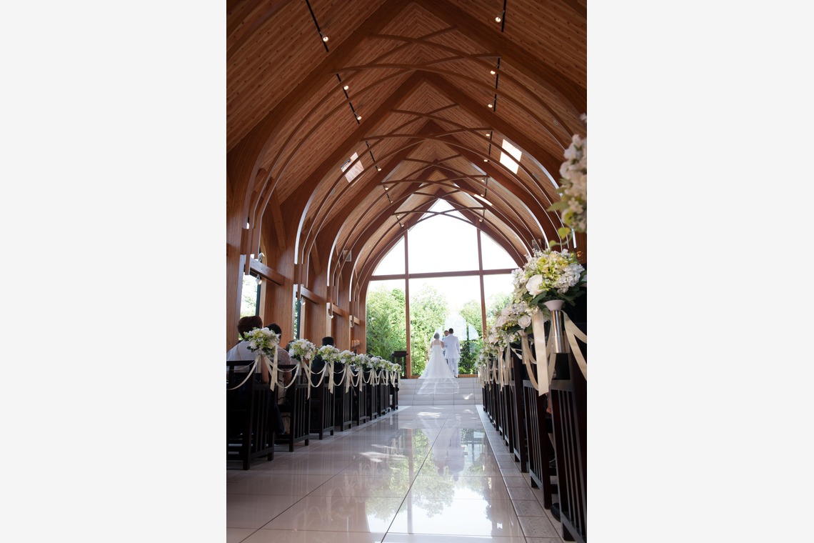 ブライダルフォトＡＩが撮影した「ララシャンスいわき-クローバー-」の写真