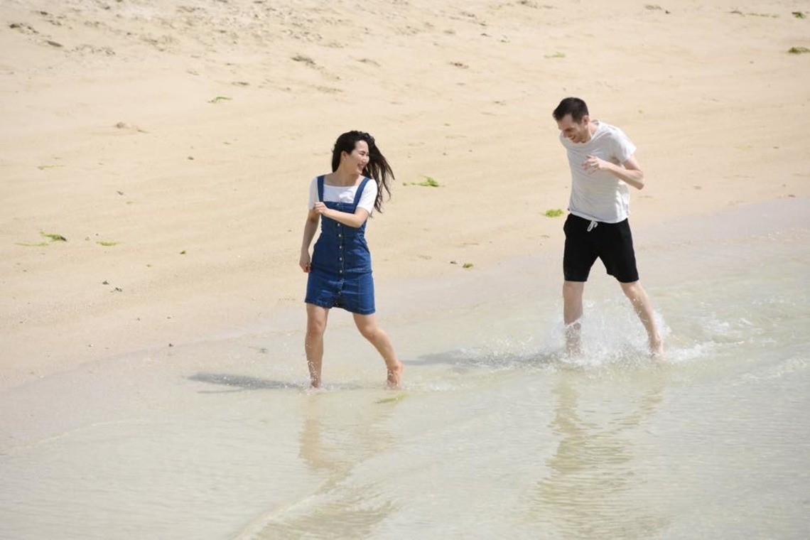 Avenir（山宮 敏明）が出張撮影した家族写真(キッズ,ベビーフォト)などが写った「マリーナでカップルフォト」の家族写真