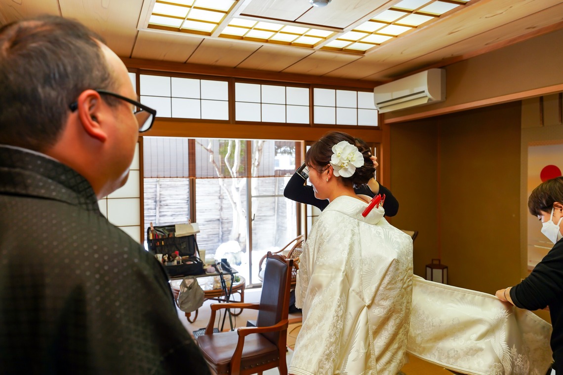 スタジオ　まるが撮影した「結婚式出張撮影（和装）」の写真