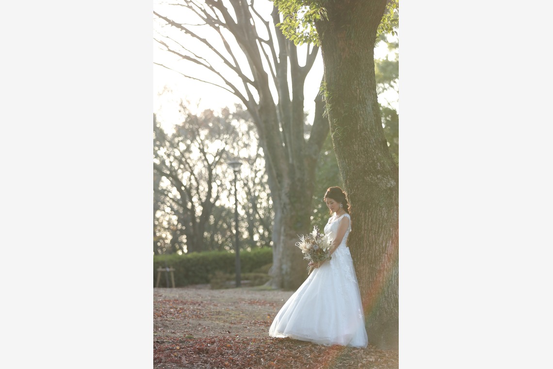 インプルーブ博多店が撮影した「紅葉シーズンのロケーション前撮り」の写真