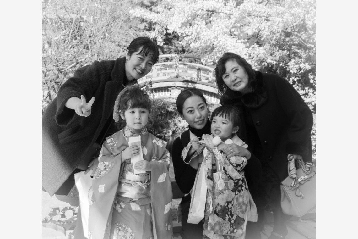 ハイナ　マテウスが出張撮影した家族写真(キッズ,ベビーフォト)などが写った「七五三」の家族写真
