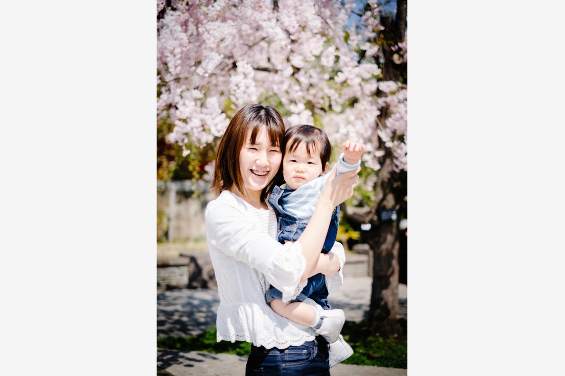 アトリエ　エピカ/清水　一哉が撮影した家族写真の出張撮影のアルバム「桜フォト」
