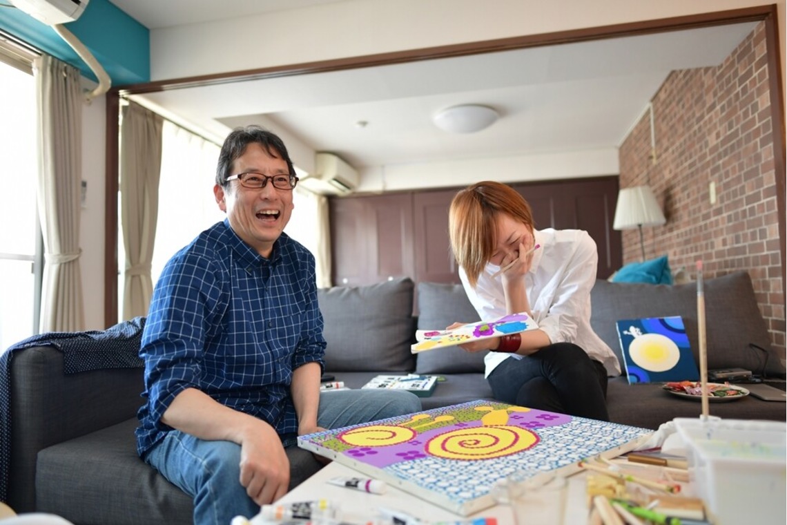 メンターポジションが撮影した「点画教室」の写真