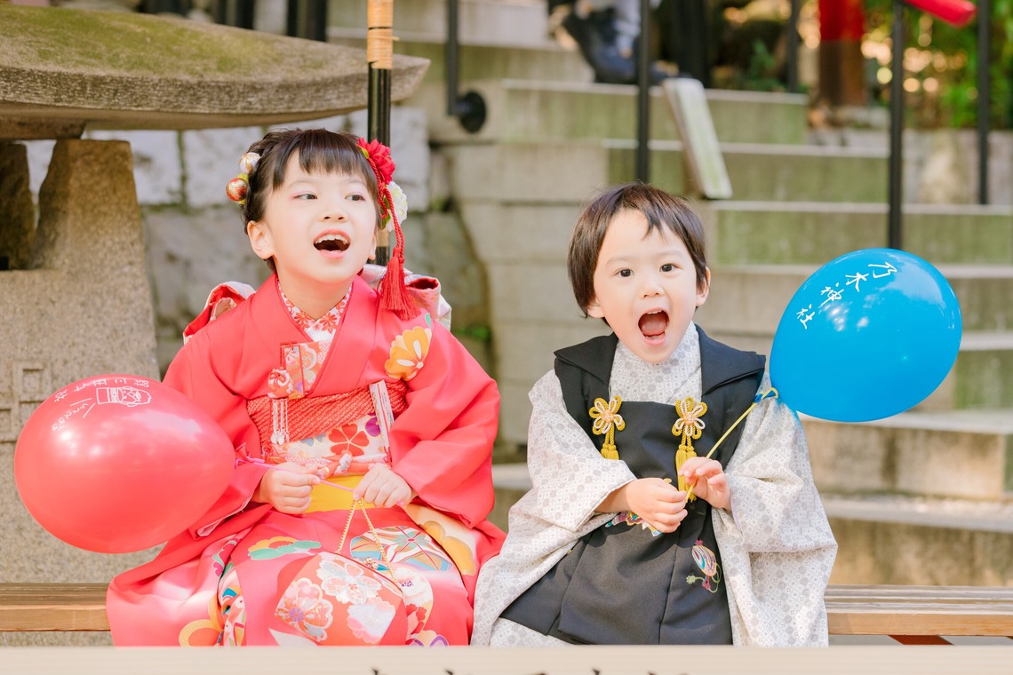 松嵜直斗が出張撮影した家族写真(キッズ,ベビーフォト)などが写った「七五三フォト」の家族写真