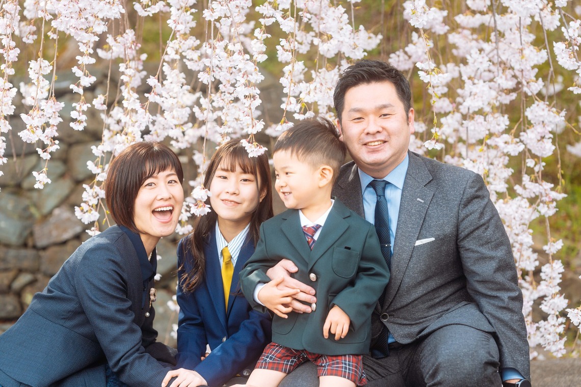 フォトグラファー笹が撮影した「徳島県 向麻山公園 家族写真」の写真