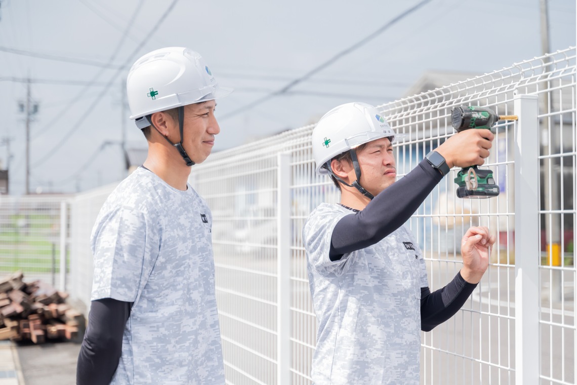 出張撮影 中村まみこが撮影した「エクステリア業会社パンフレット撮影」の写真