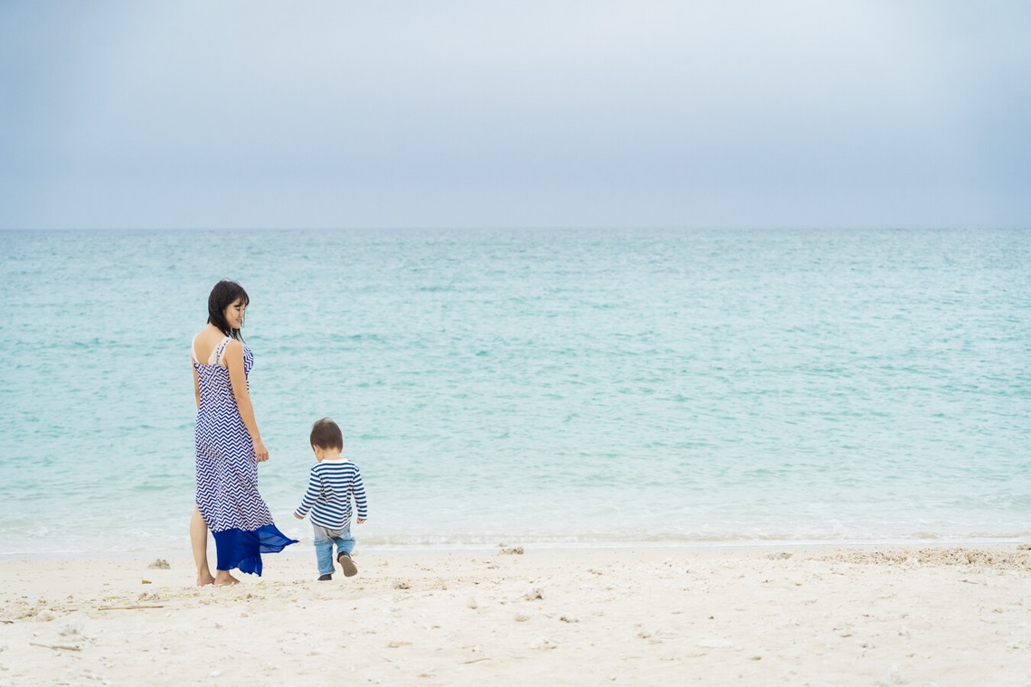 でんでんフォトサービスが撮影した「親子ポートレート」の写真