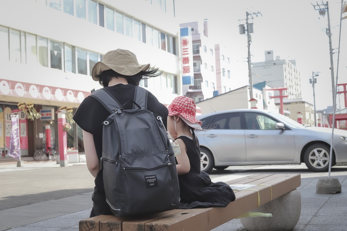 芳賀 翔大が撮影した「コロナ禍の商店街」の写真