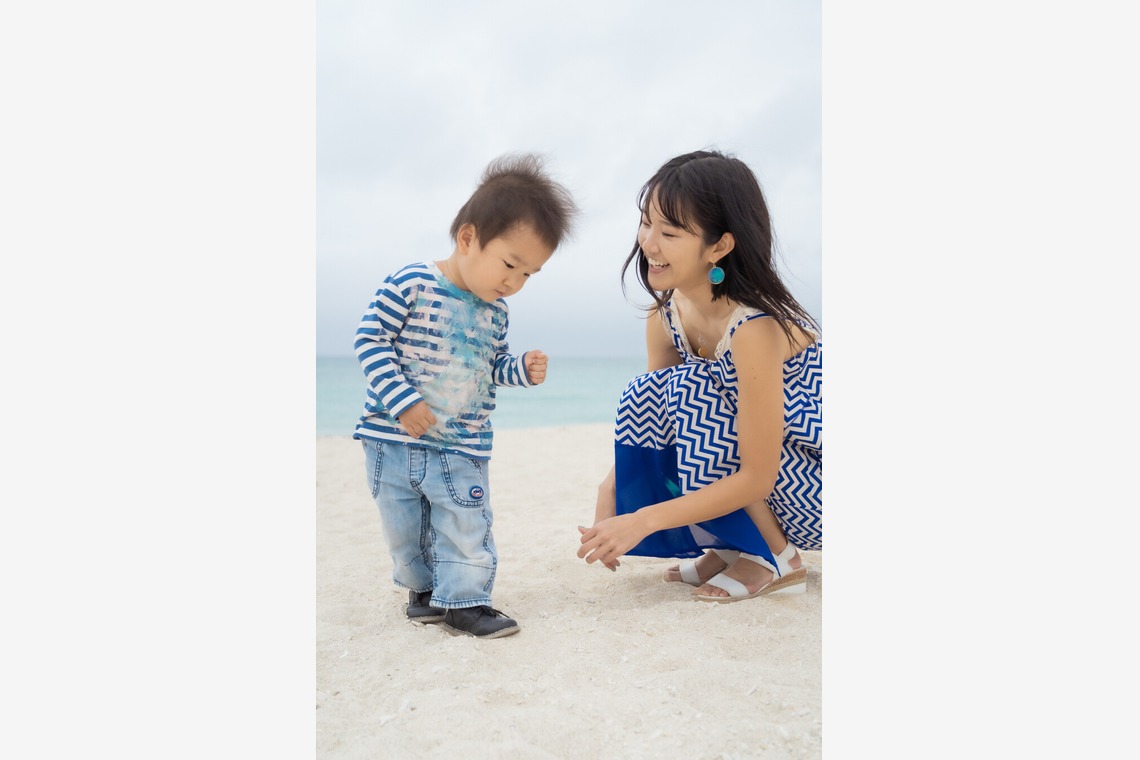 でんでんフォトサービスが撮影した「親子ポートレート」の写真