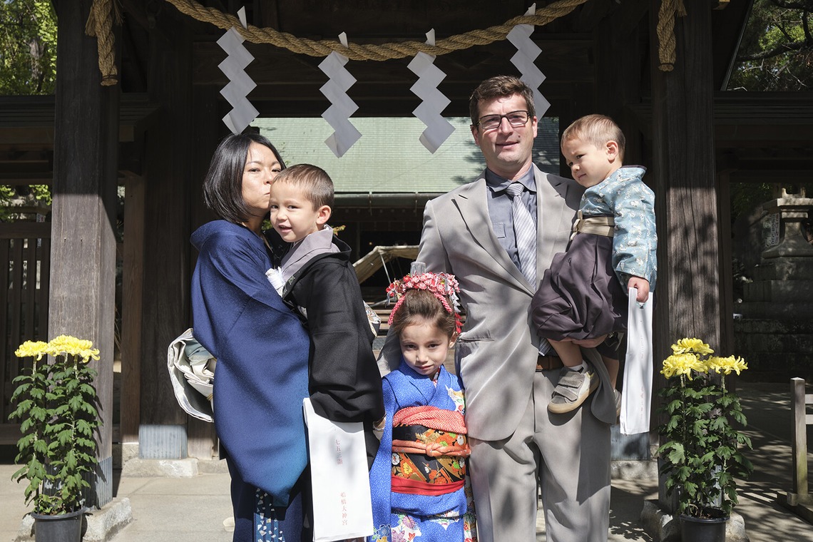 濱田茉里が撮影した「七五三ロケ」の写真