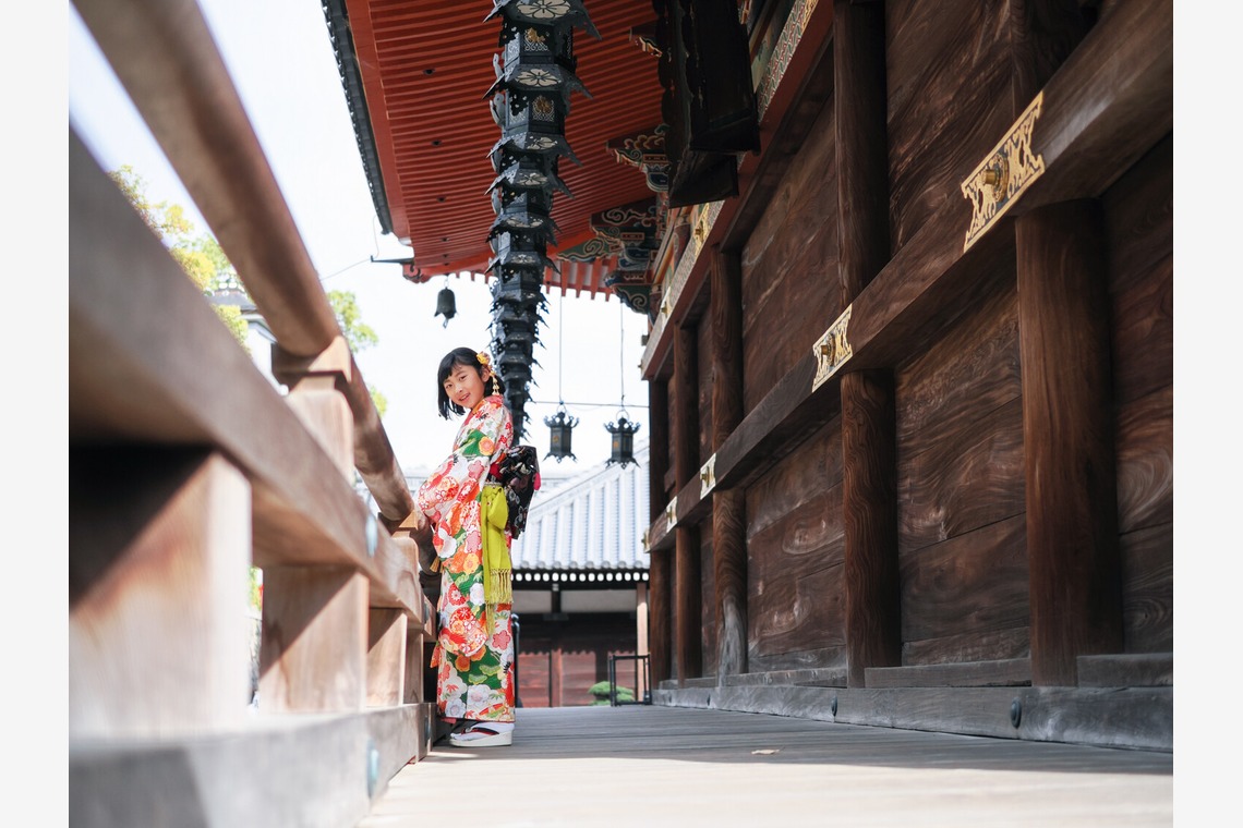 中村雅樹が出張撮影した家族写真(キッズ,ベビーフォト)などが写った「七五三」の家族写真