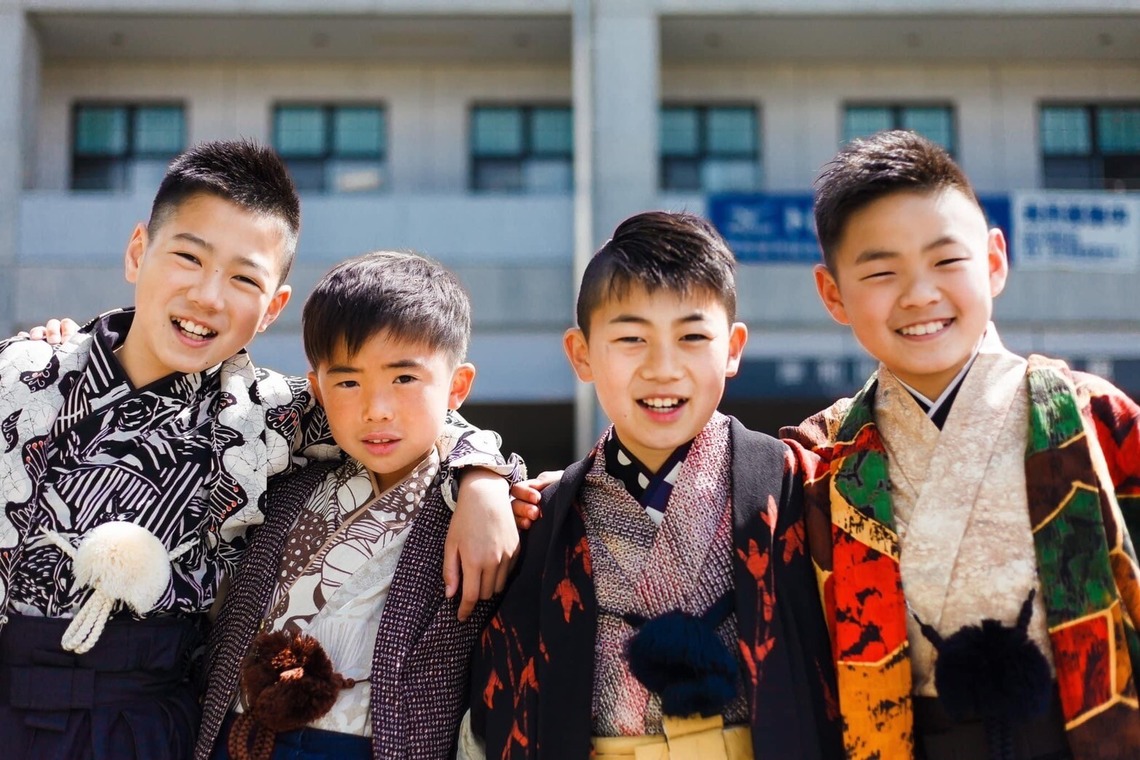 中井企画が撮影した「ハーフ成人式」の写真