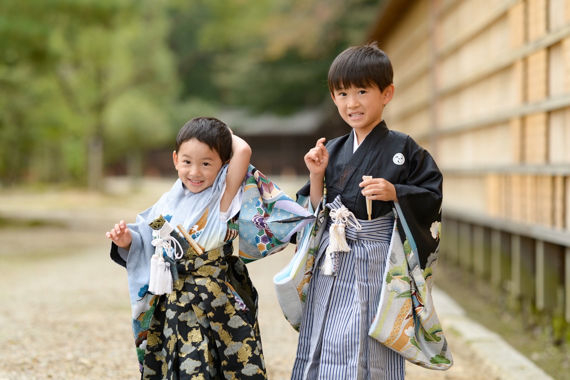 スタジオファンタスが出張撮影した家族写真(キッズ,ベビーフォト)などが写った「七五三撮影」の家族写真