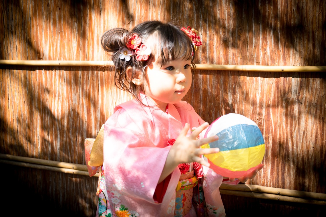 富岡 そよぎが撮影した写真のアルバム「庭園での七五三撮影」