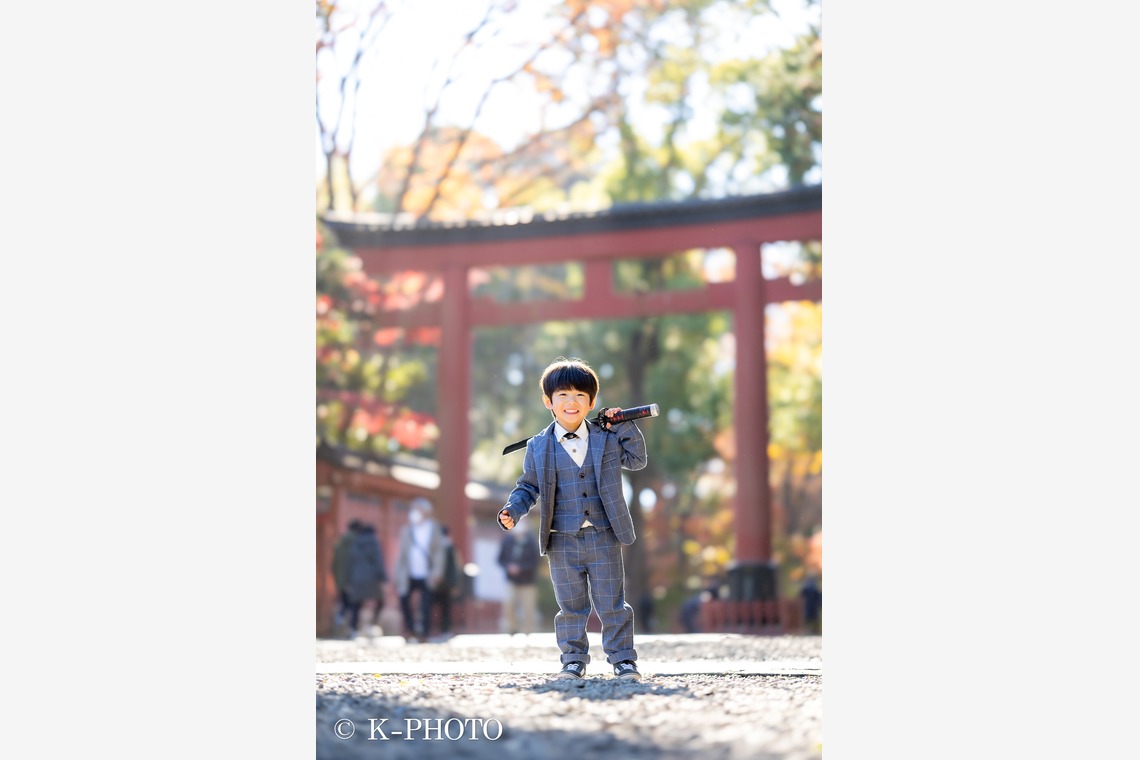 大森光太郎・K-PHOTOが出張撮影した家族写真(キッズ,ベビーフォト)などが写った「七五三撮影」の家族写真