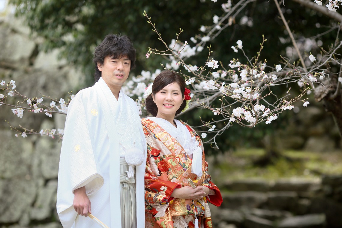 KIKIウェディングが撮影した写真のアルバム「サクラとお城と打ち掛け」