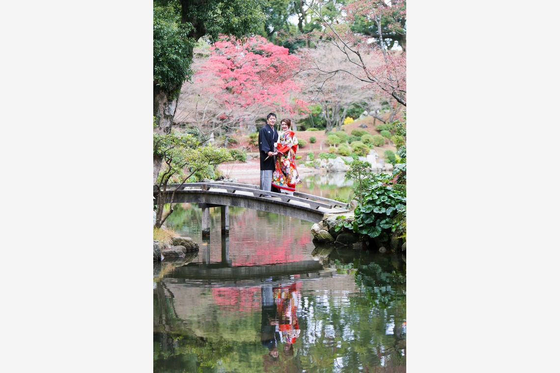 KIKIウェディングが撮影した「秋の縮景園」の写真