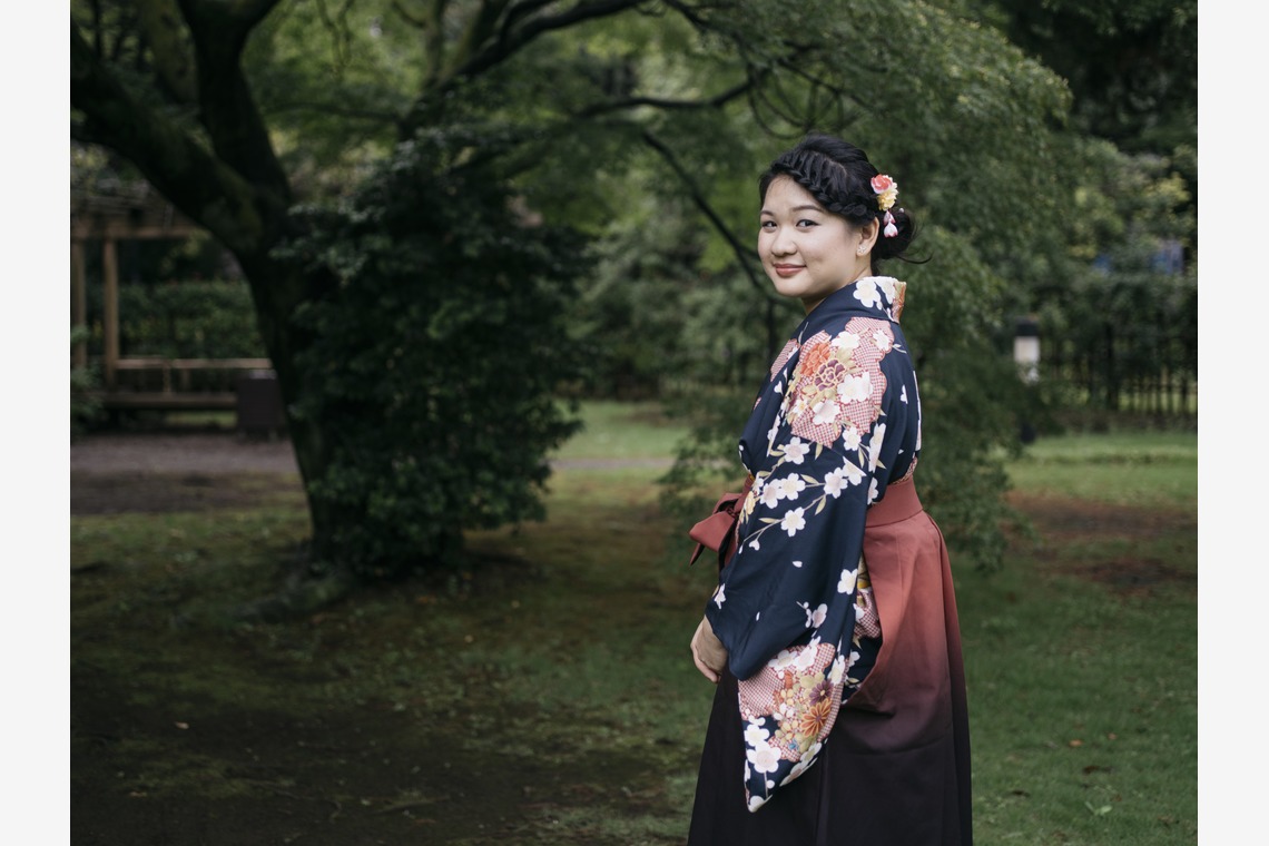 植村由理が出張撮影した家族写真(キッズ,ベビーフォト)などが写った「卒業式 at 早稲田大学、オークウッドプレミア東京」の家族写真