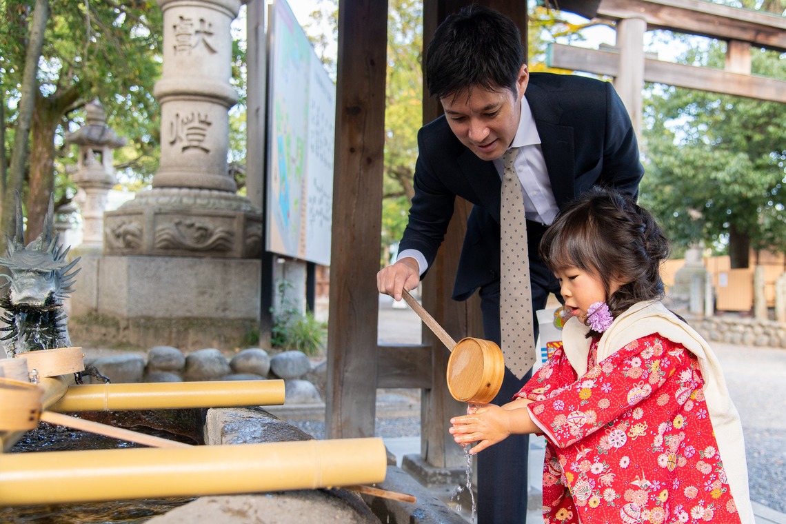 合同会社優希photoが出張撮影した家族写真(キッズ,ベビーフォト)などが写った「七五三写真」の家族写真