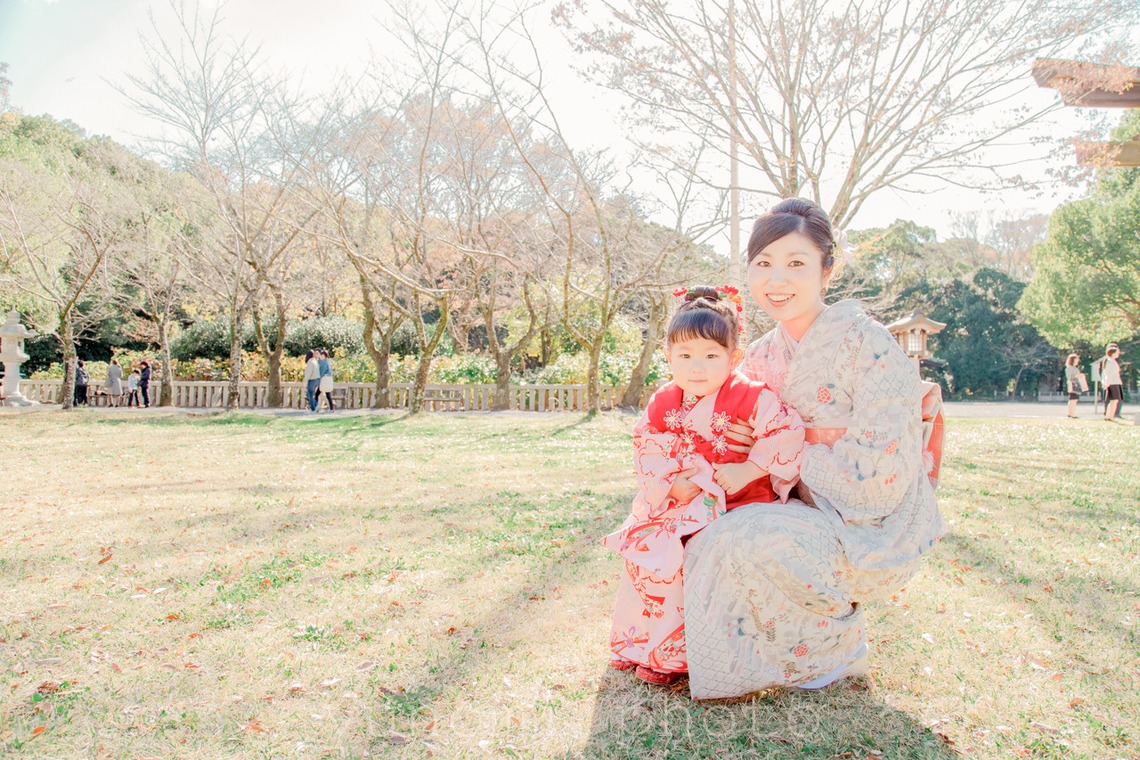 ゆのみふぉとが撮影した「七五三のお写真（人見知りの子供）」の写真