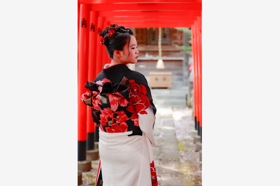 黒澤正彦が撮影した成人式撮影のアルバム「成人式前撮り撮影（群馬県高崎市　進雄神社　４月撮影）」