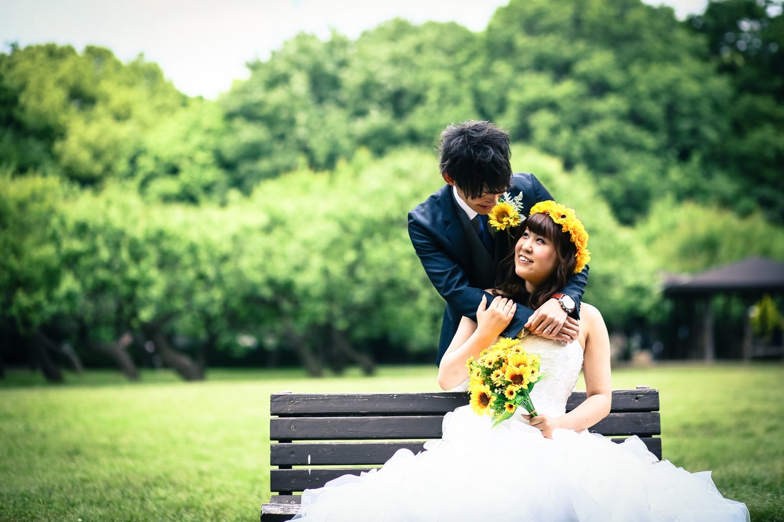 加倉井 規晃が撮影した「ロケーション・前撮り・公園・洋装」の写真