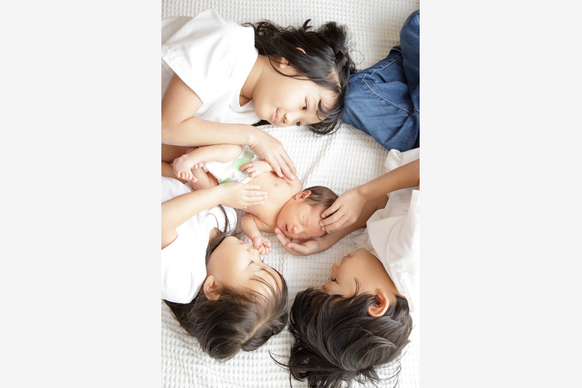 Hug photoが撮影した「ニューボーンフォト」の写真