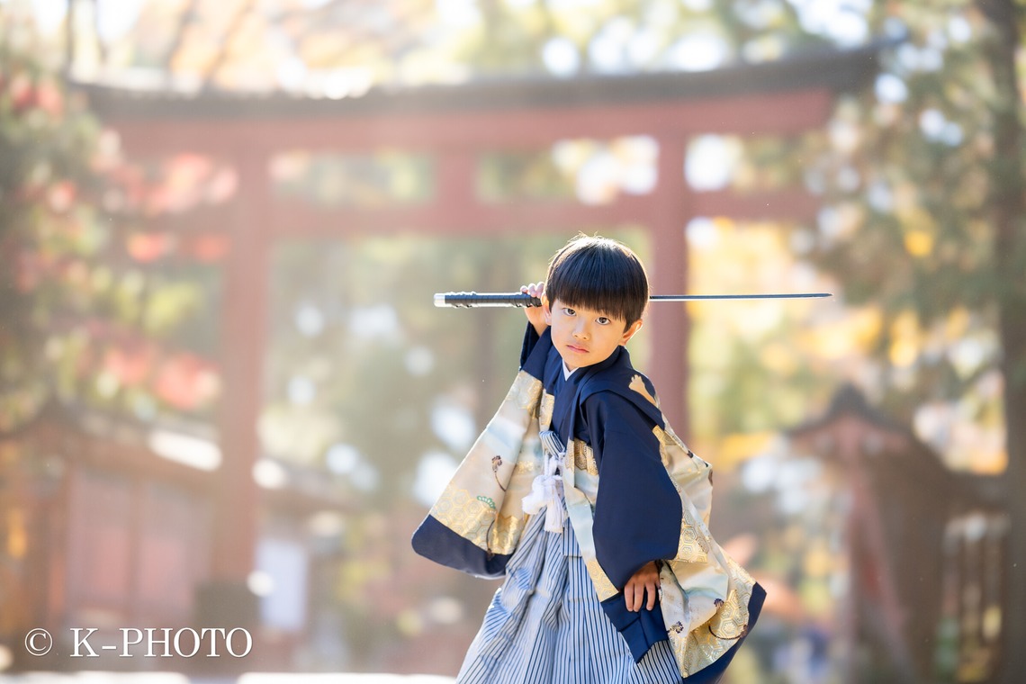 大森光太郎・K-PHOTOが出張撮影した家族写真(キッズ,ベビーフォト)などが写った「七五三撮影」の家族写真