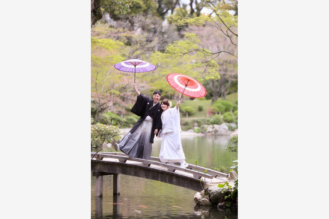 KIKIウェディングが撮影した「しだれ桜とソメイヨシノ」の写真