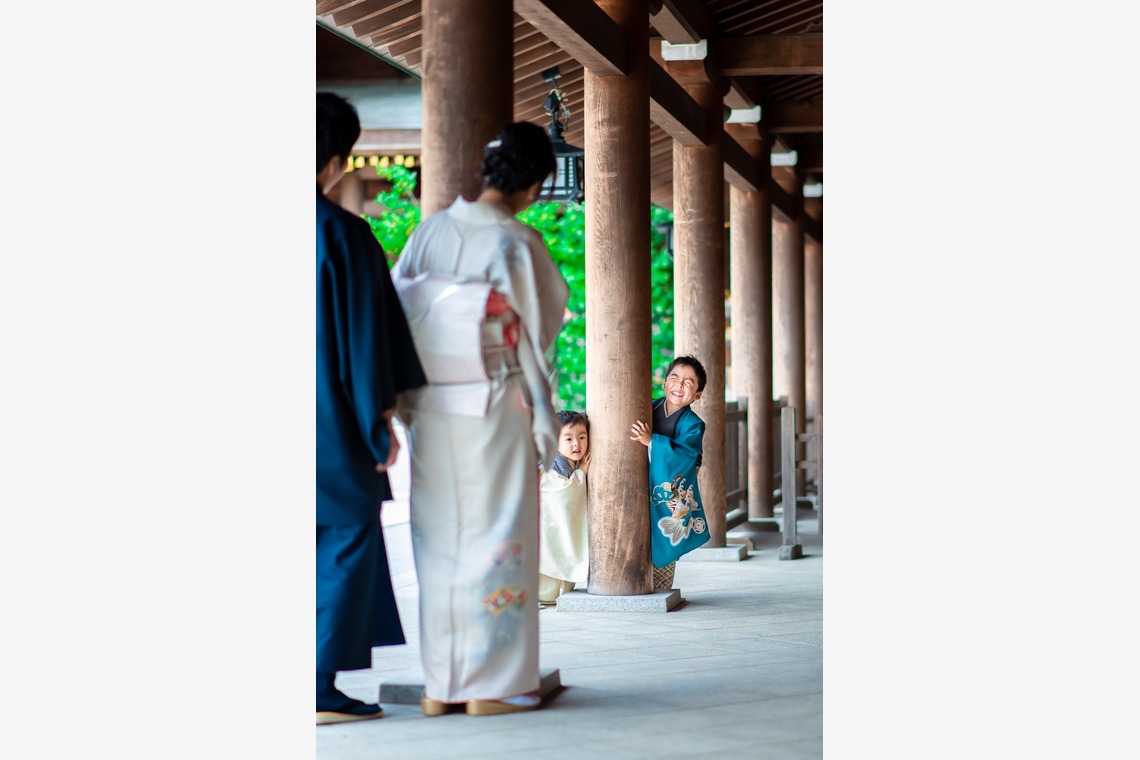 サキヤマ リエが撮影した「5歳男の子・笑顔いっぱい七五三＠寒川神社」の写真