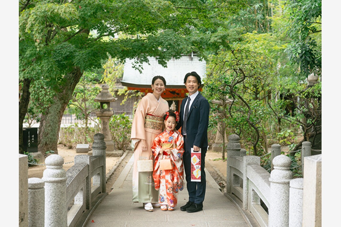 Tatsuyaが出張撮影した家族写真(キッズ,ベビーフォト)などが写った「七五三撮影」の家族写真