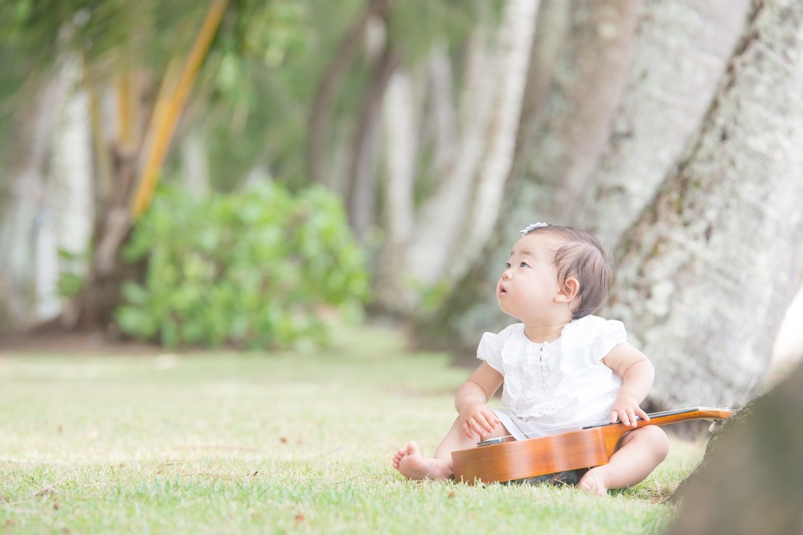 スマイルケアンズが撮影した「ケアンズのビーチで１歳のお誕生日フォト」の写真