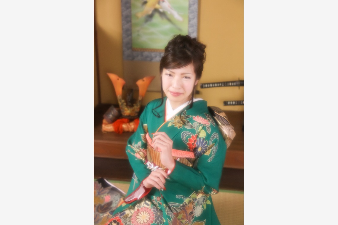 スマイルハンターが出張撮影した家族写真(キッズ,ベビーフォト)などが写った「成人式フォト」の家族写真