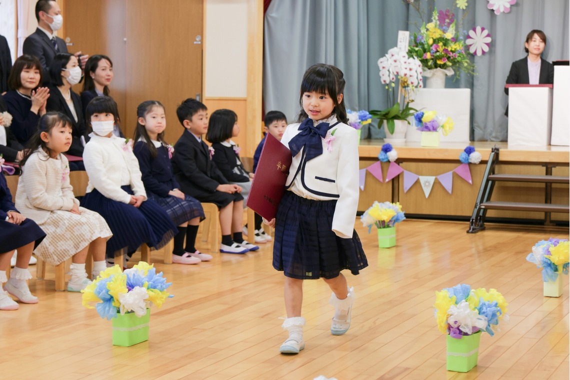 笑顔の写真館が撮影した「保育園卒園式」の写真