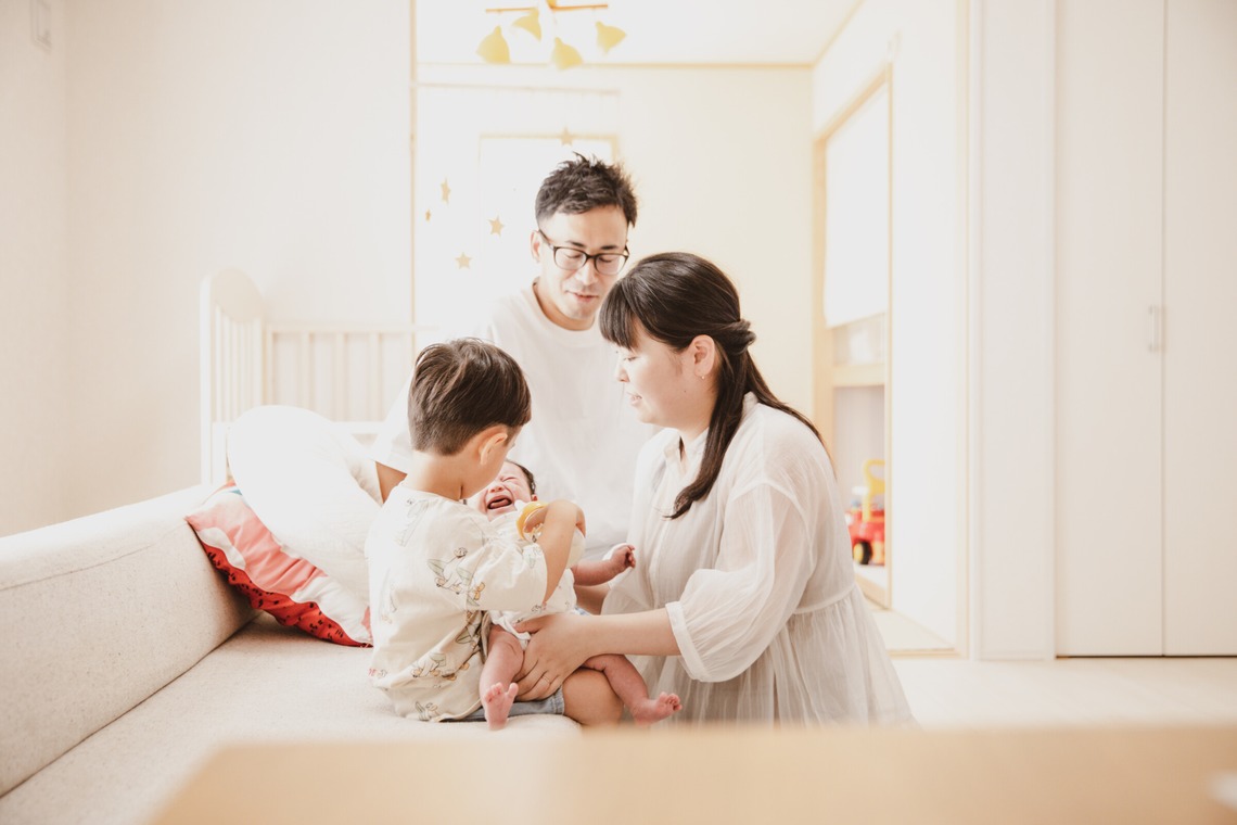 チャミーフォトグラフィーが撮影した「ファミリーフォト」の写真