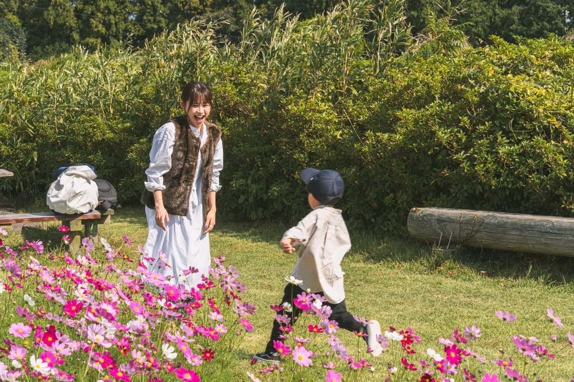 日下翔太郎が撮影した「屋外でのお子様メインの家族写真」の写真