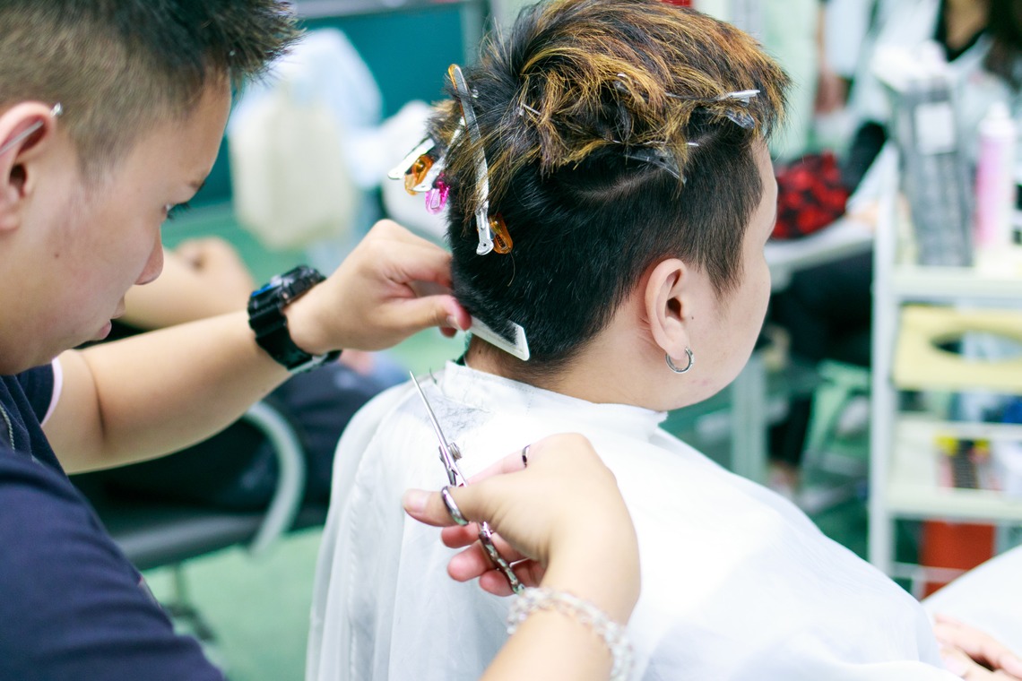 荻山 拓也が撮影した「美容の専門学校でのイベント撮影！」の写真