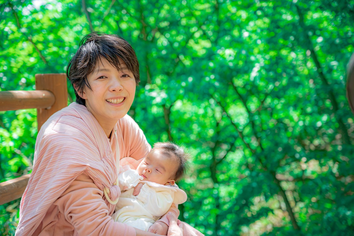 高木勇斗が出張撮影した家族写真(キッズ,ベビーフォト)などが写った「親子」の家族写真