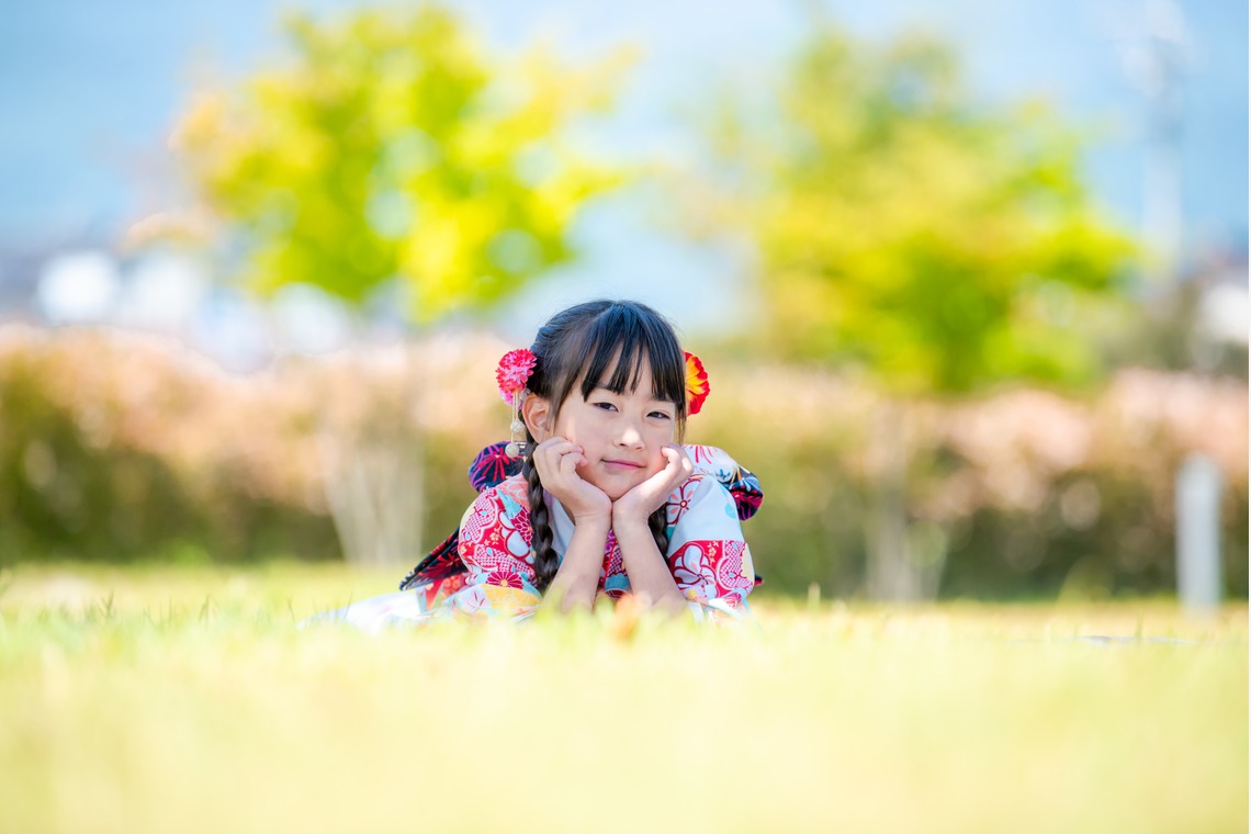 ぽらりすフォトワークスが出張撮影した家族写真(キッズ,ベビーフォト)などが写った「七五三撮影」の家族写真