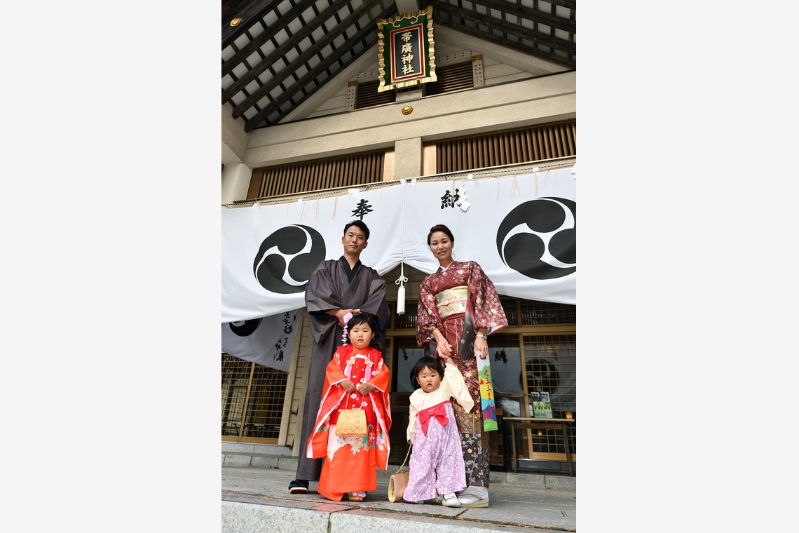 須貝フォトサービスが撮影した「七五三」の写真