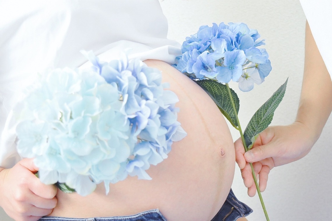 向日葵が撮影した「マタニティフォト」の写真