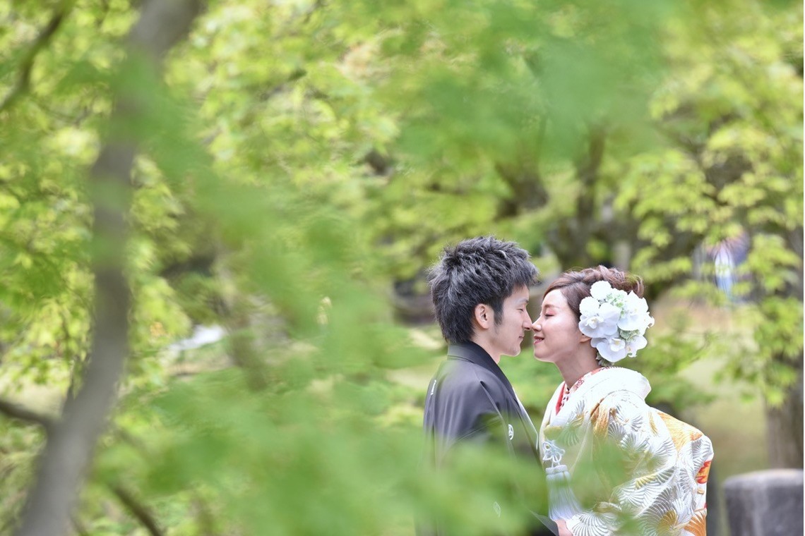 キキフォトワークスが撮影した「Pre Weddingphotoshoot at Nara with kimono in spring to summer」の写真