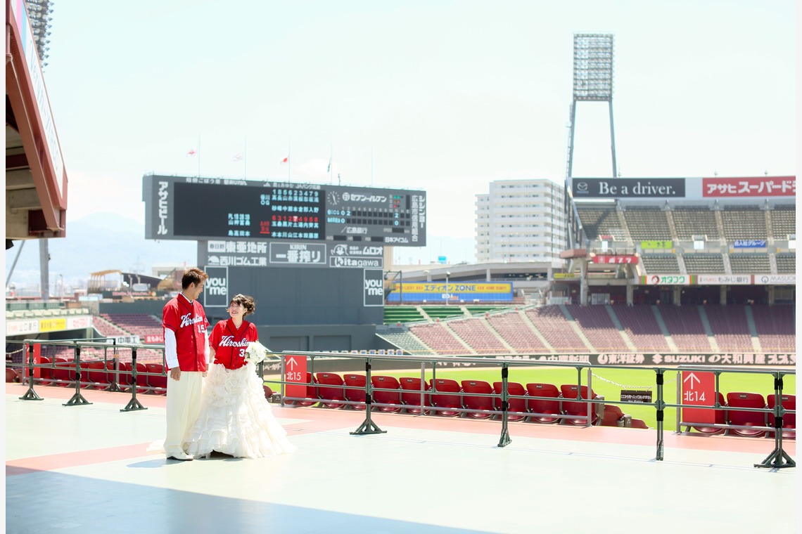 KIKIウェディングが撮影した「マツダスタジアム」の写真