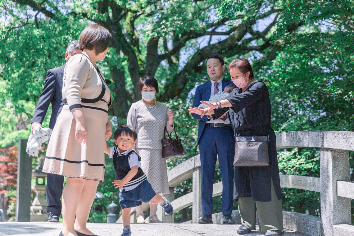 多田正子が撮影したお宮参りのアルバム「お宮参り」
