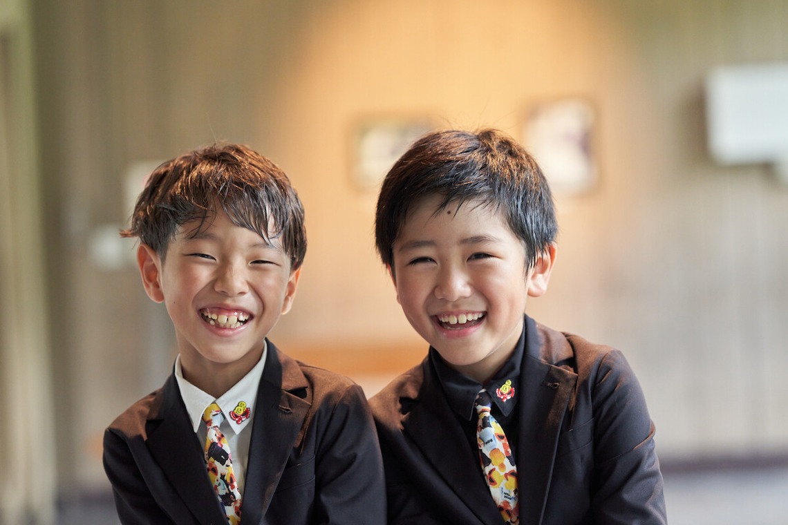 イチフォトが出張撮影した家族写真(キッズ,ベビーフォト)などが写った「お子様の作例」の家族写真