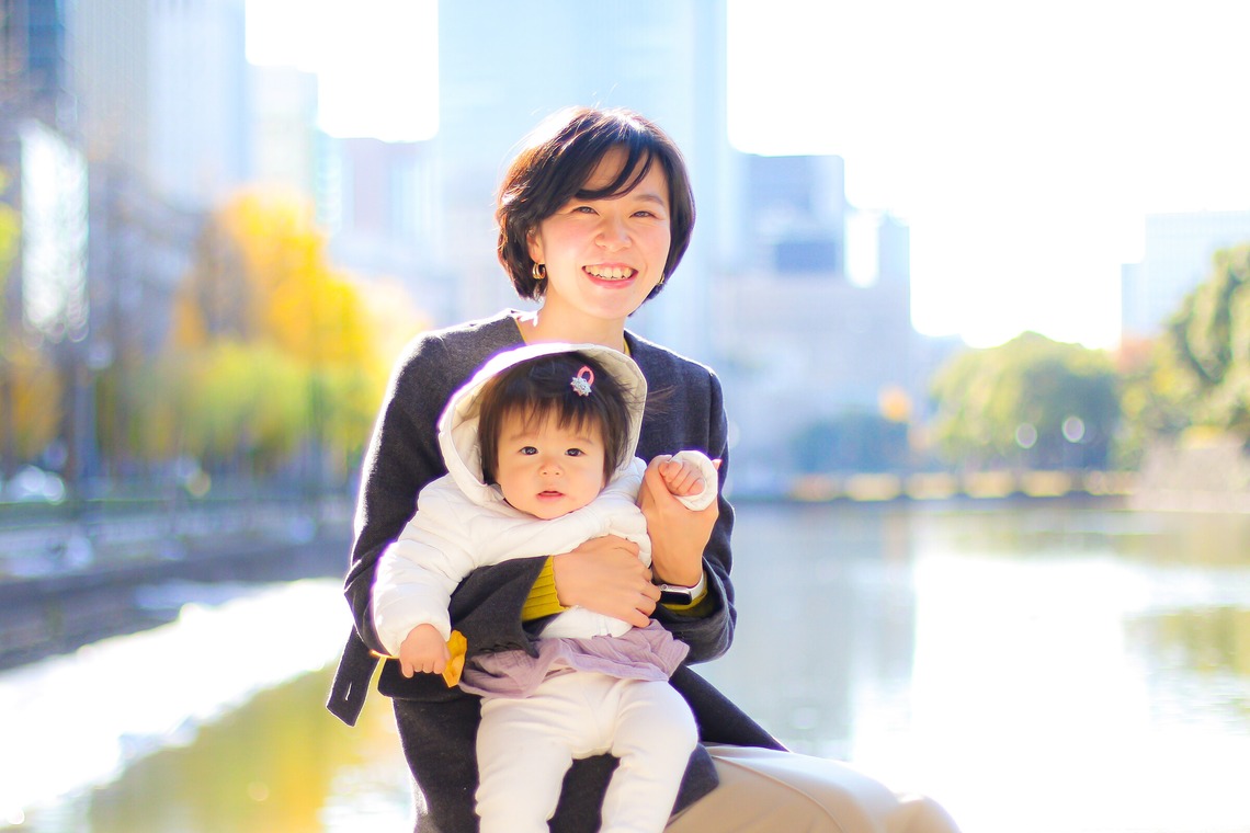 山下哲矢が出張撮影した家族写真(キッズ,ベビーフォト)などが写った「親子写真」の家族写真