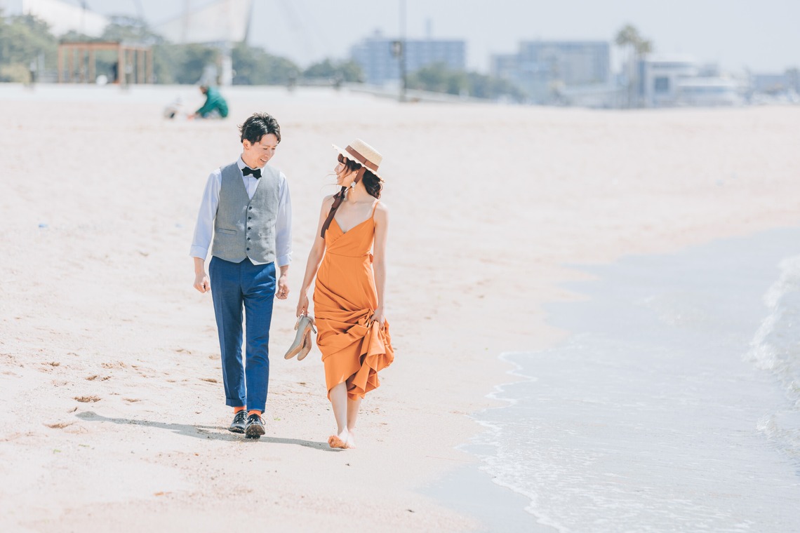 金親　直樹が撮影した「須磨海岸　ウエディング」の写真