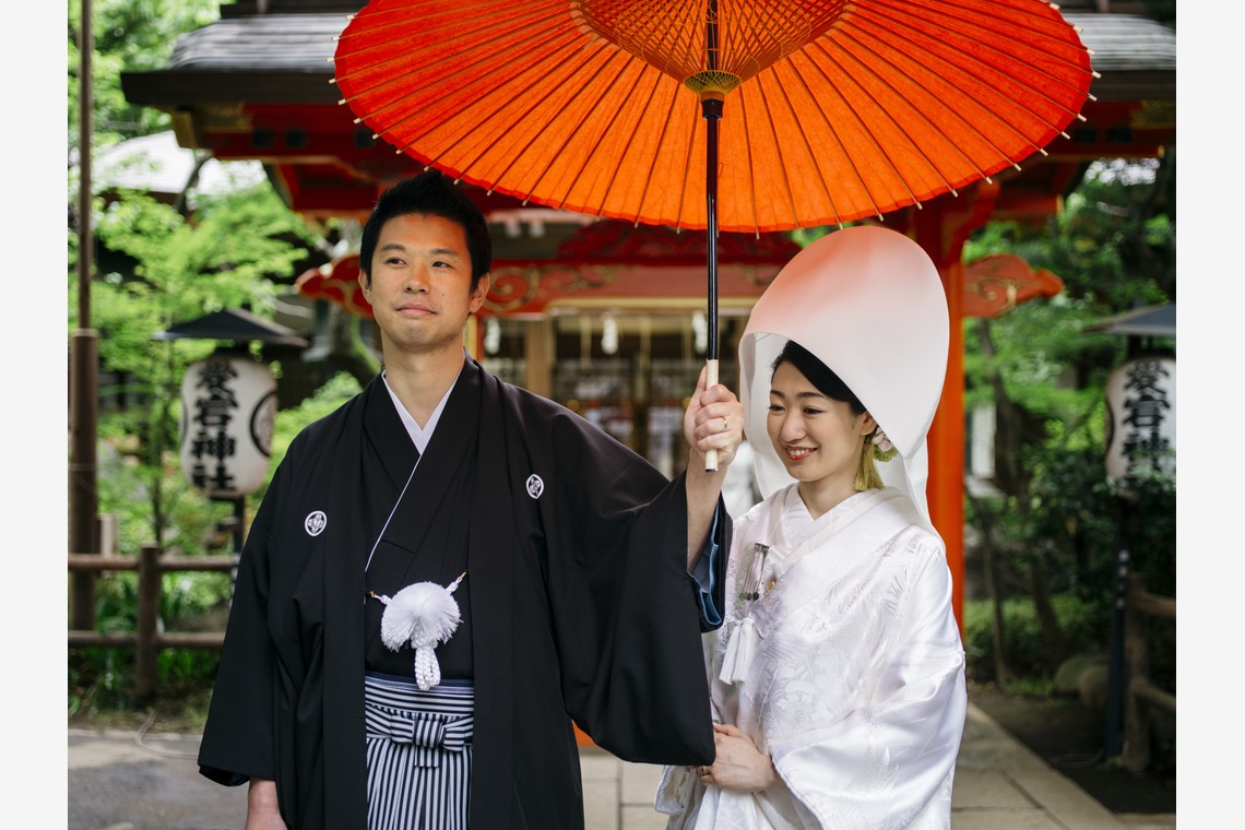 植村由理が撮影した「愛宕神社での挙式と小笠原伯爵邸での披露宴」の写真