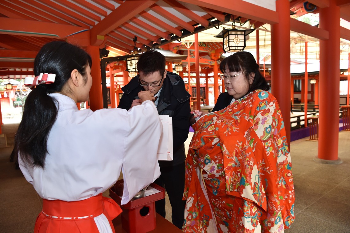 梶田　誠が撮影した「神戸生田神社　宮参り」の写真