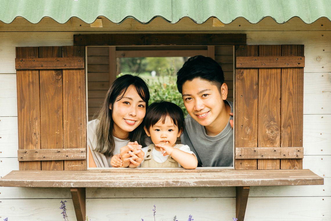 勝俣遥子が撮影した「ファミリーフォト」の写真